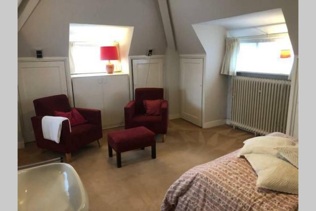 Vrijstaande Rietgedekte Villa Nabij Uitvalswegen Wassenaar Esterno foto