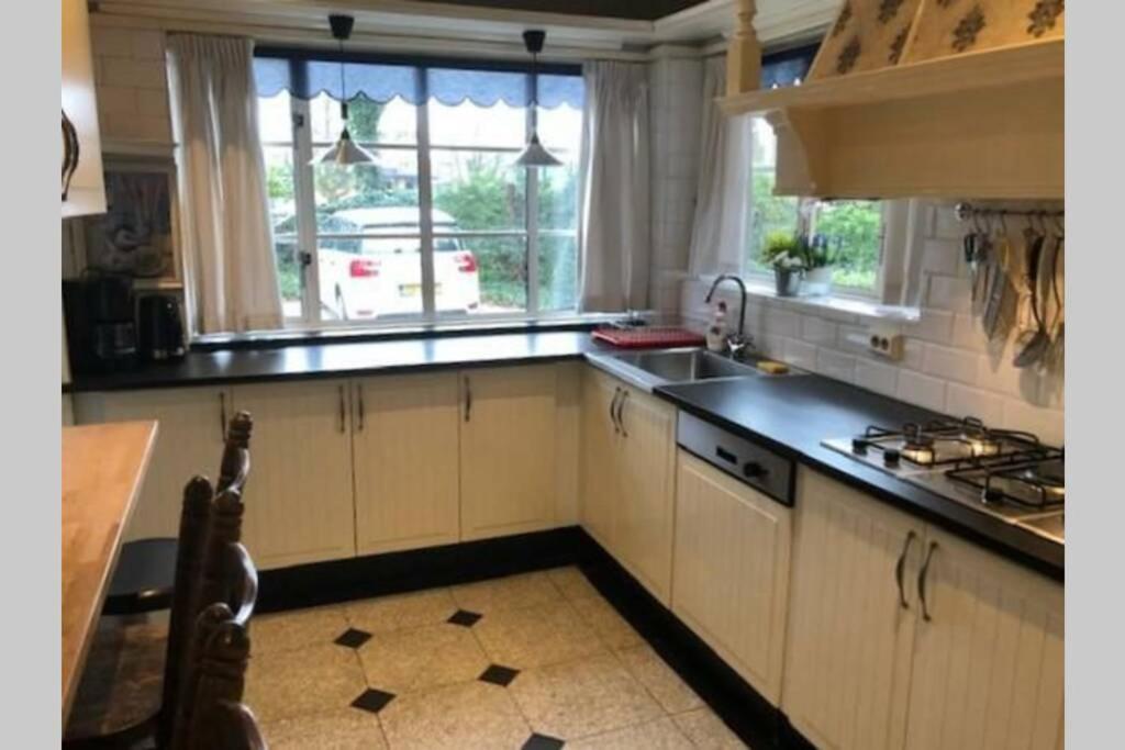 Vrijstaande Rietgedekte Villa Nabij Uitvalswegen Wassenaar Esterno foto